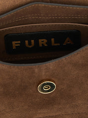 Furla Chocolate Brown Calfskin Mini Handbag