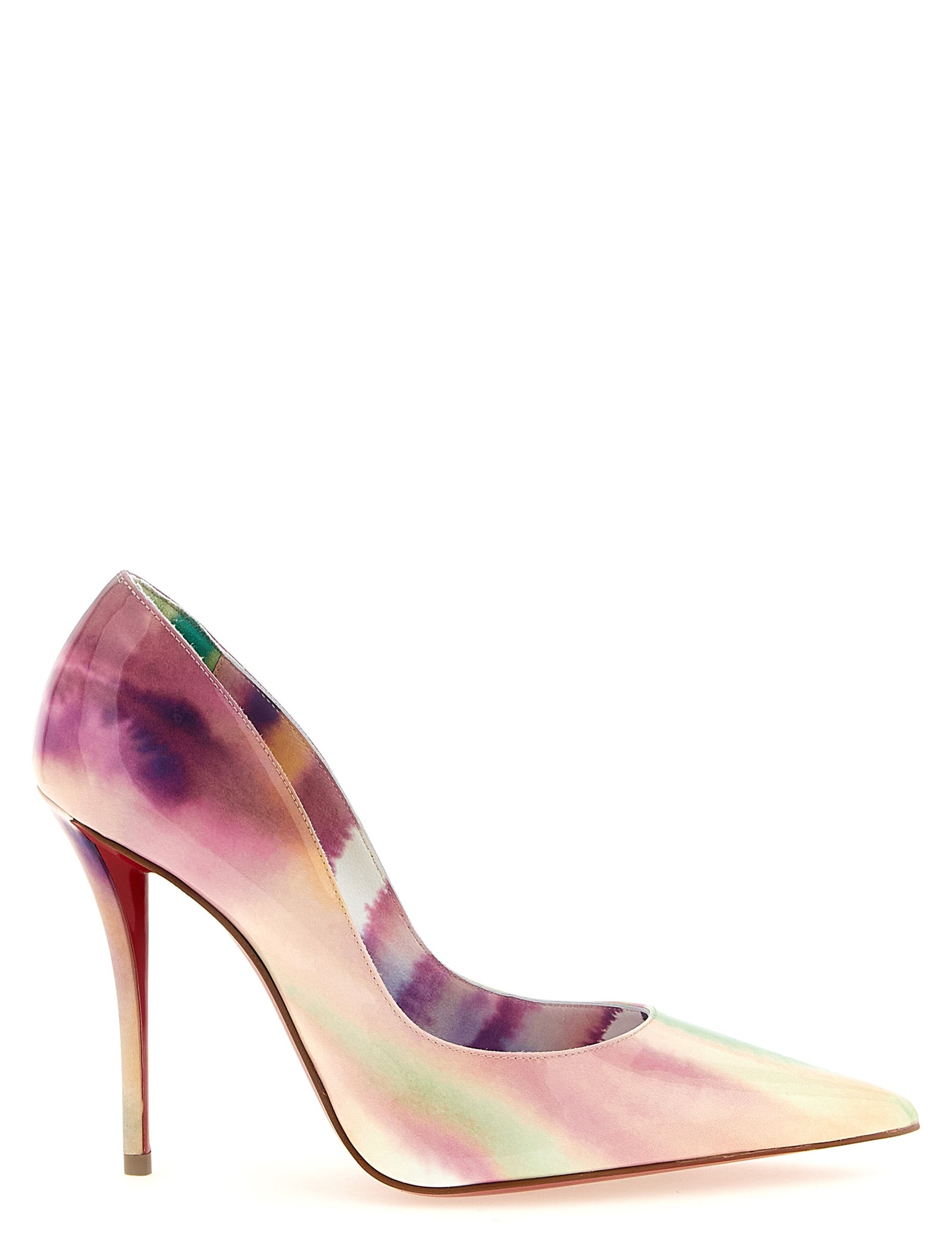 Christian Louboutin Multicolor Calfskin High Heel Pumps