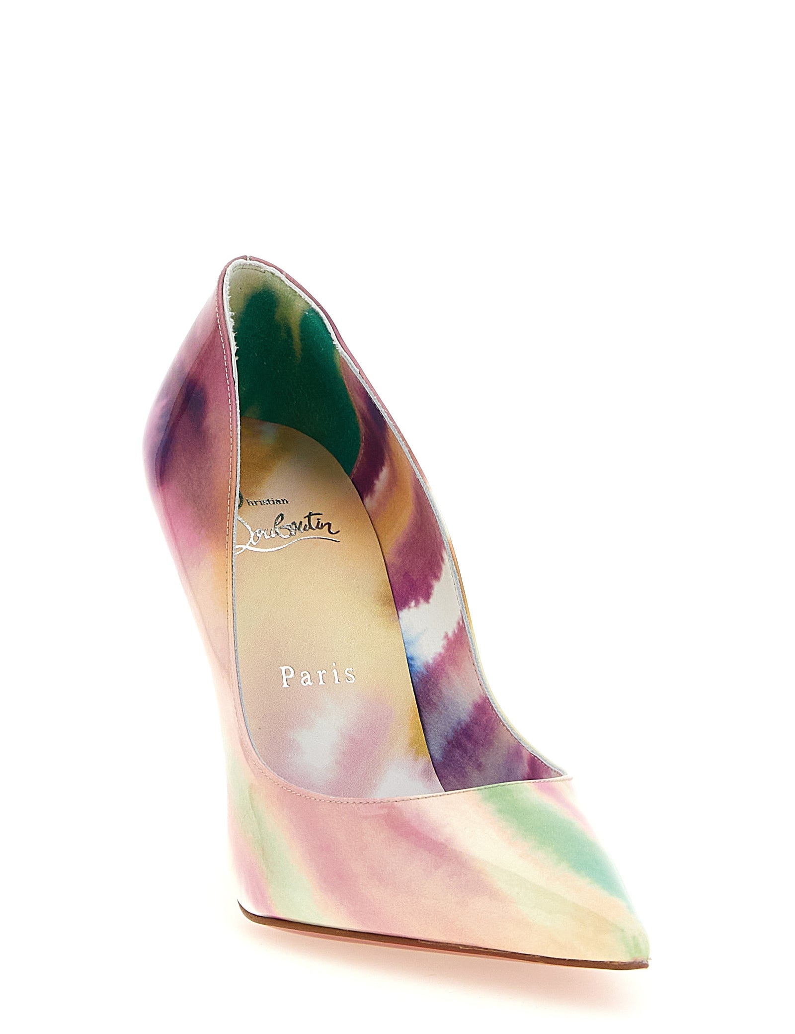 Christian Louboutin Multicolor Calfskin High Heel Pumps