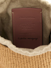Chloé Beige Paper Small Woody Bucket Bag