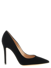 Gianvito Rossi Black Velvet High Heel Pumps