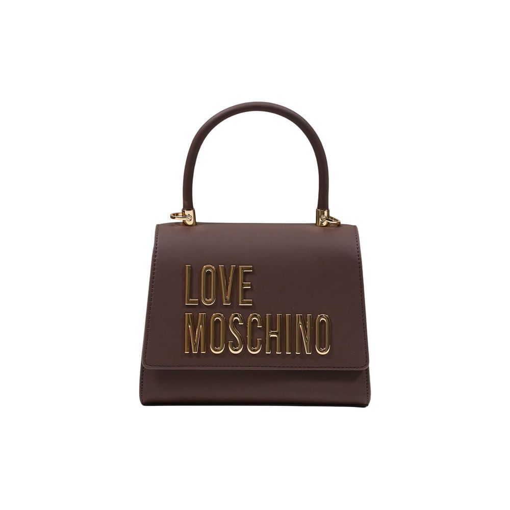 Love Moschino Brown Polyurethane Handbag