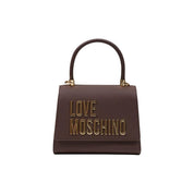 Love Moschino Brown Polyurethane Handbag