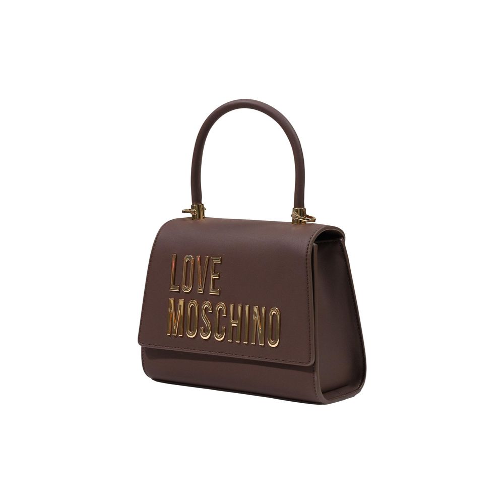 Love Moschino Brown Polyurethane Handbag
