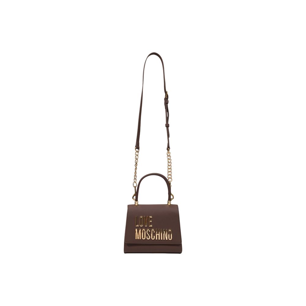 Love Moschino Brown Polyurethane Handbag