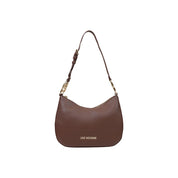 Love Moschino Brown Polyurethane Shoulder Bag