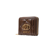 Love Moschino Brown Polyurethane Wallet