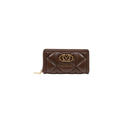 Love Moschino Brown Polyurethane Small Wallet