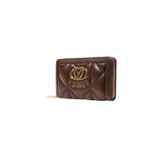 Love Moschino Brown Polyurethane Small Wallet