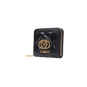 Love Moschino Black Polyurethane Small Wallet