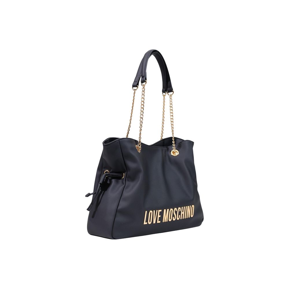 Love Moschino Black Polyurethane Handbag