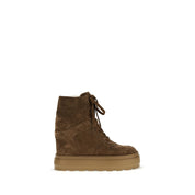 Casadei Brown Suede Chunky Sneakers