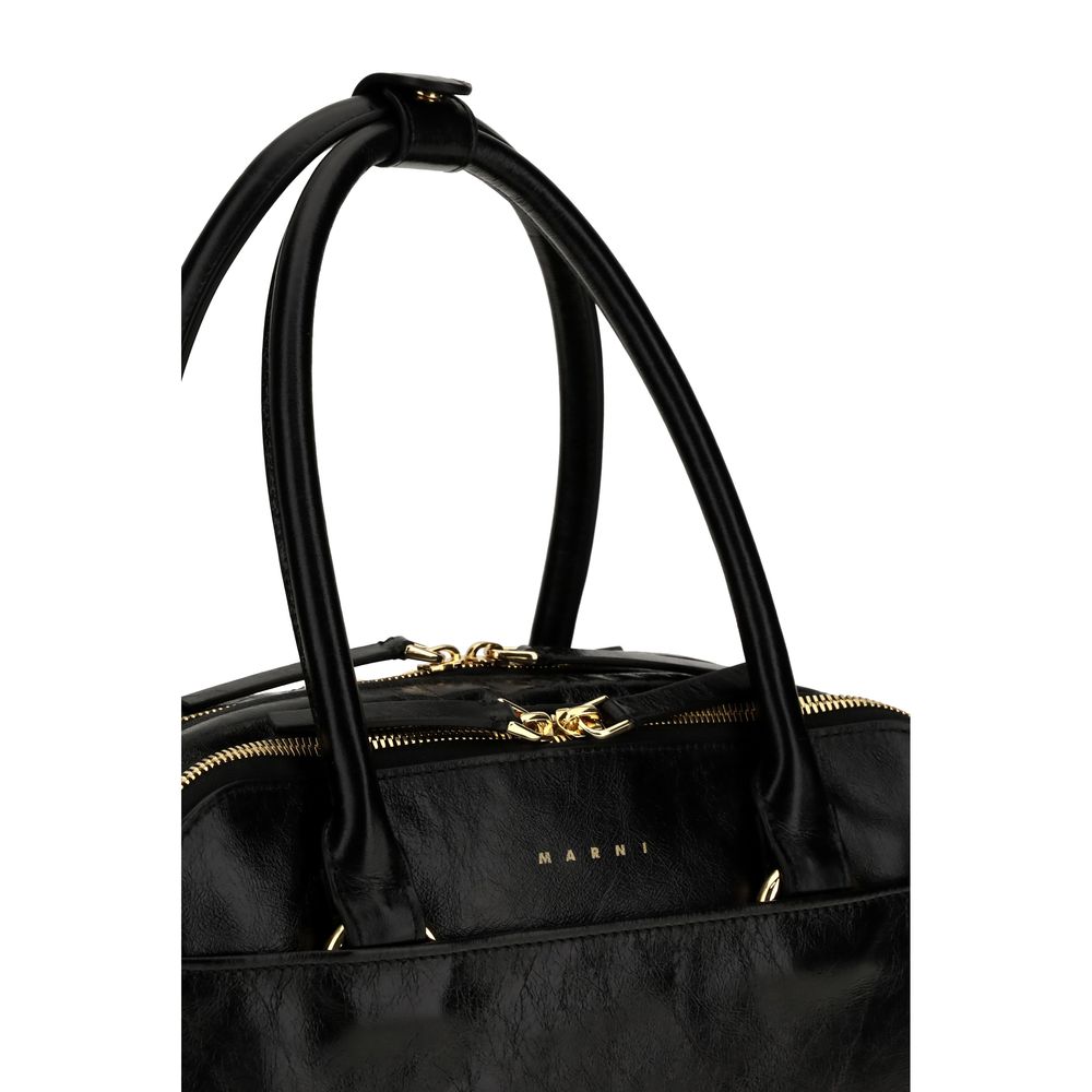 Marni Black Calf Leather Handbag