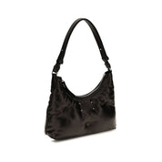 Maison Margiela Black Lambskin Shoulder Bag