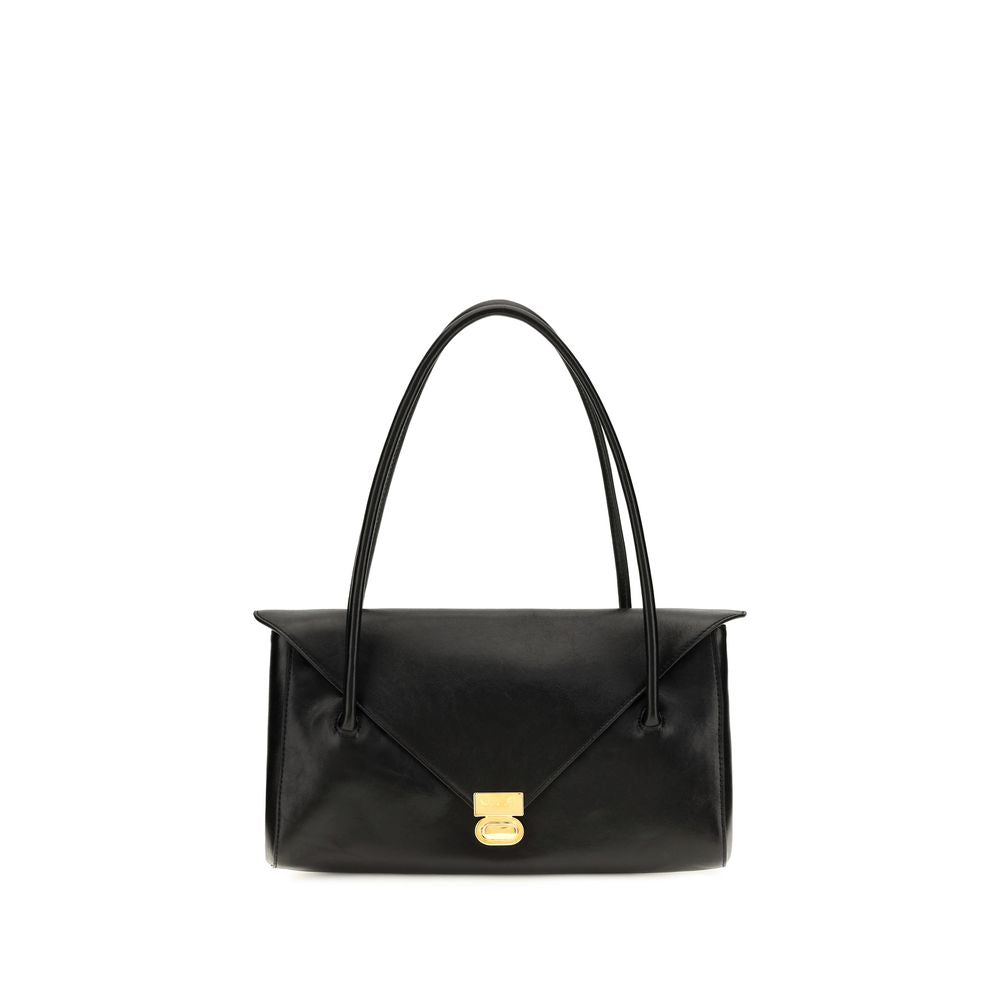 Marni Black Calf Leather Shoulder Bag