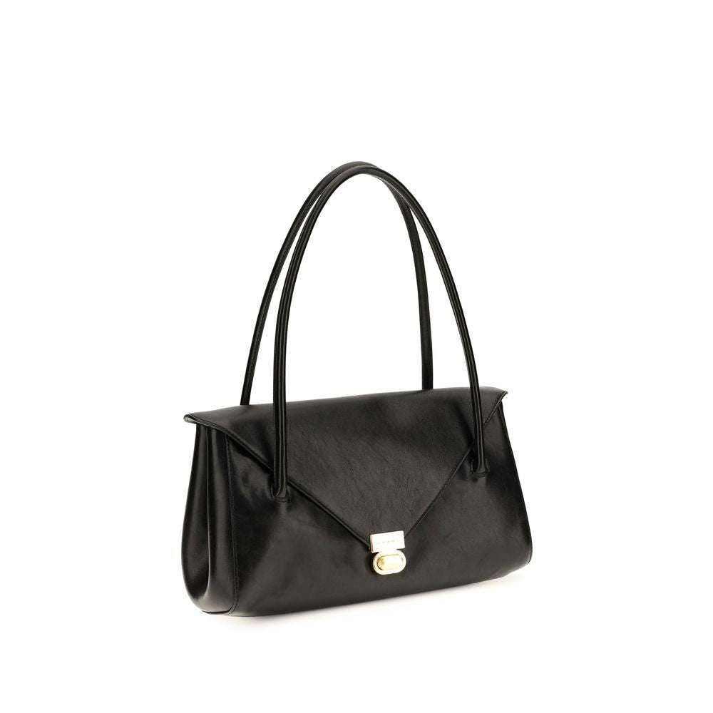 Marni Black Calf Leather Shoulder Bag