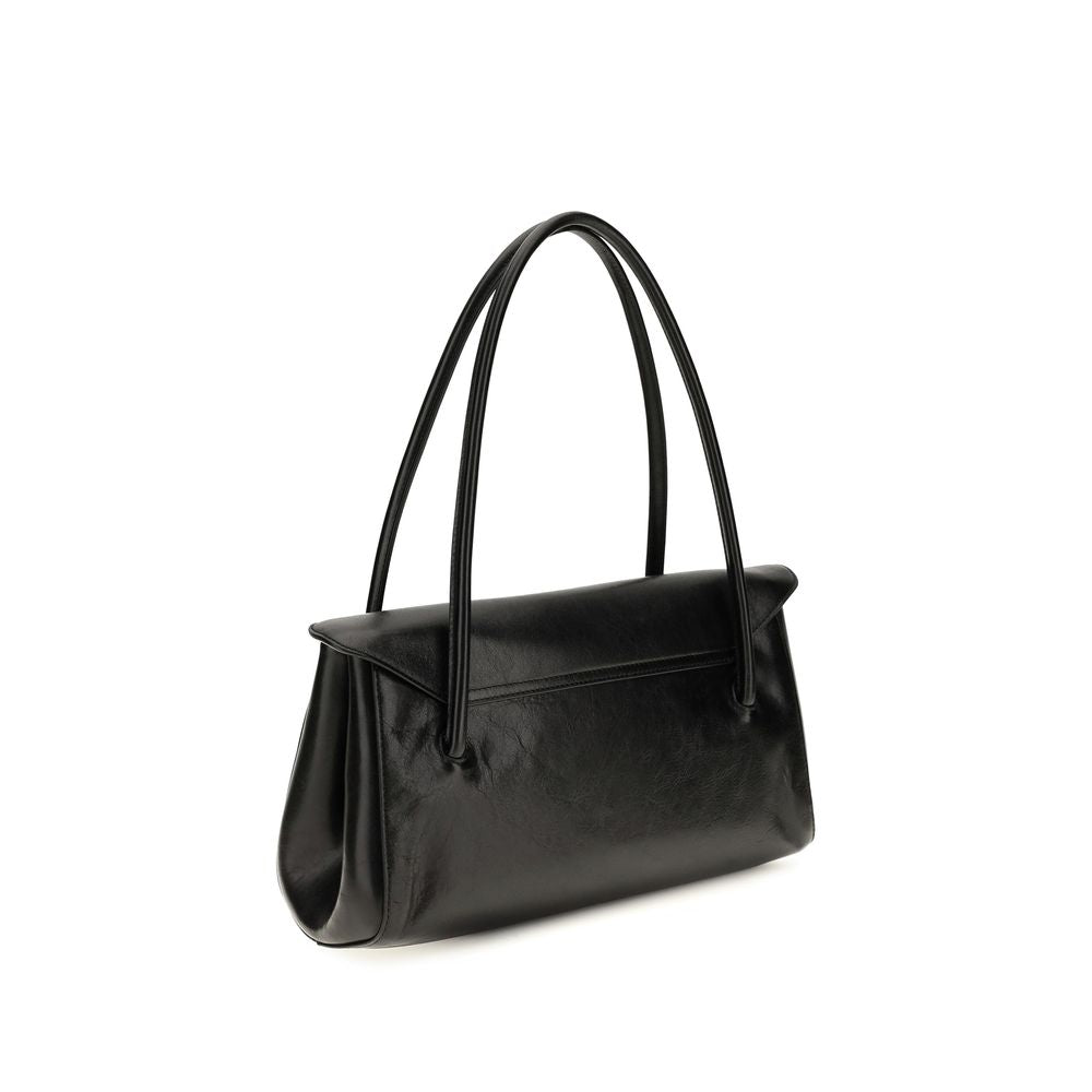 Marni Black Calf Leather Shoulder Bag