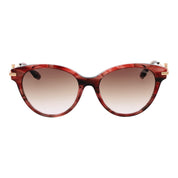 Trussardi Red Acetate Butterfly Sunglasses