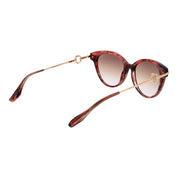 Trussardi Red Acetate Butterfly Sunglasses