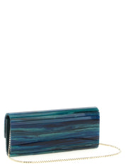 Jimmy Choo Emerald Green Polyester Clutch Bag