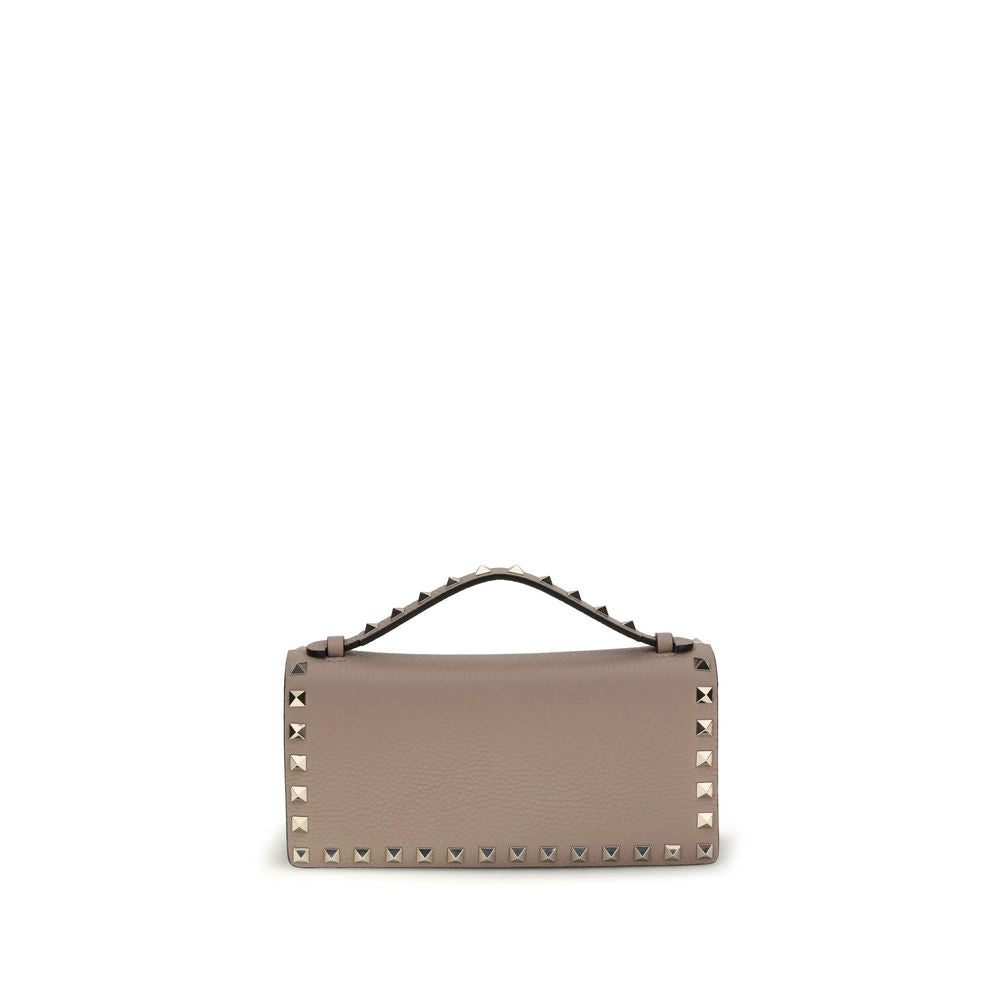 Valentino Garavani Beige Calf Leather Wallet