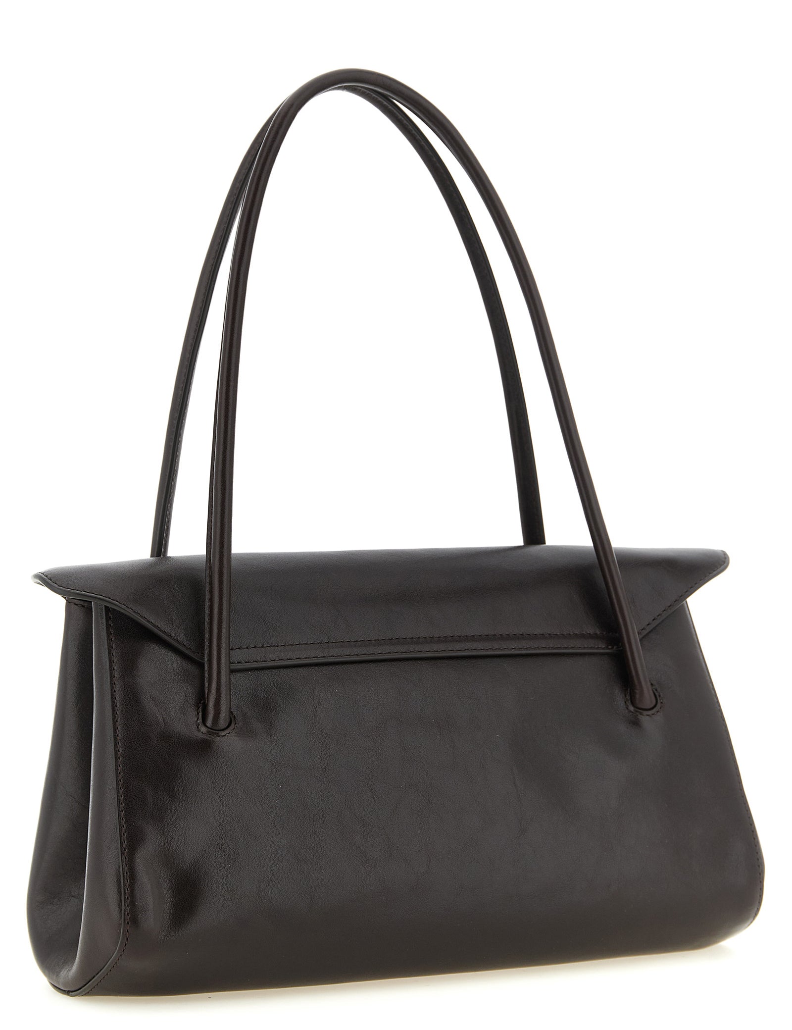 Marni Brown Calfskin Shoulder Bag
