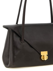 Marni Brown Calfskin Shoulder Bag