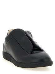 Maison Margiela Black Calfskin Low Top Sneakers