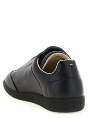 Maison Margiela Black Calfskin Low Top Sneakers