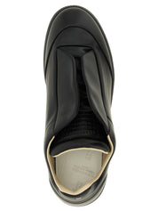 Maison Margiela Black Calfskin Low Top Sneakers
