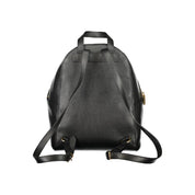 Coccinelle Black Leather Backpack