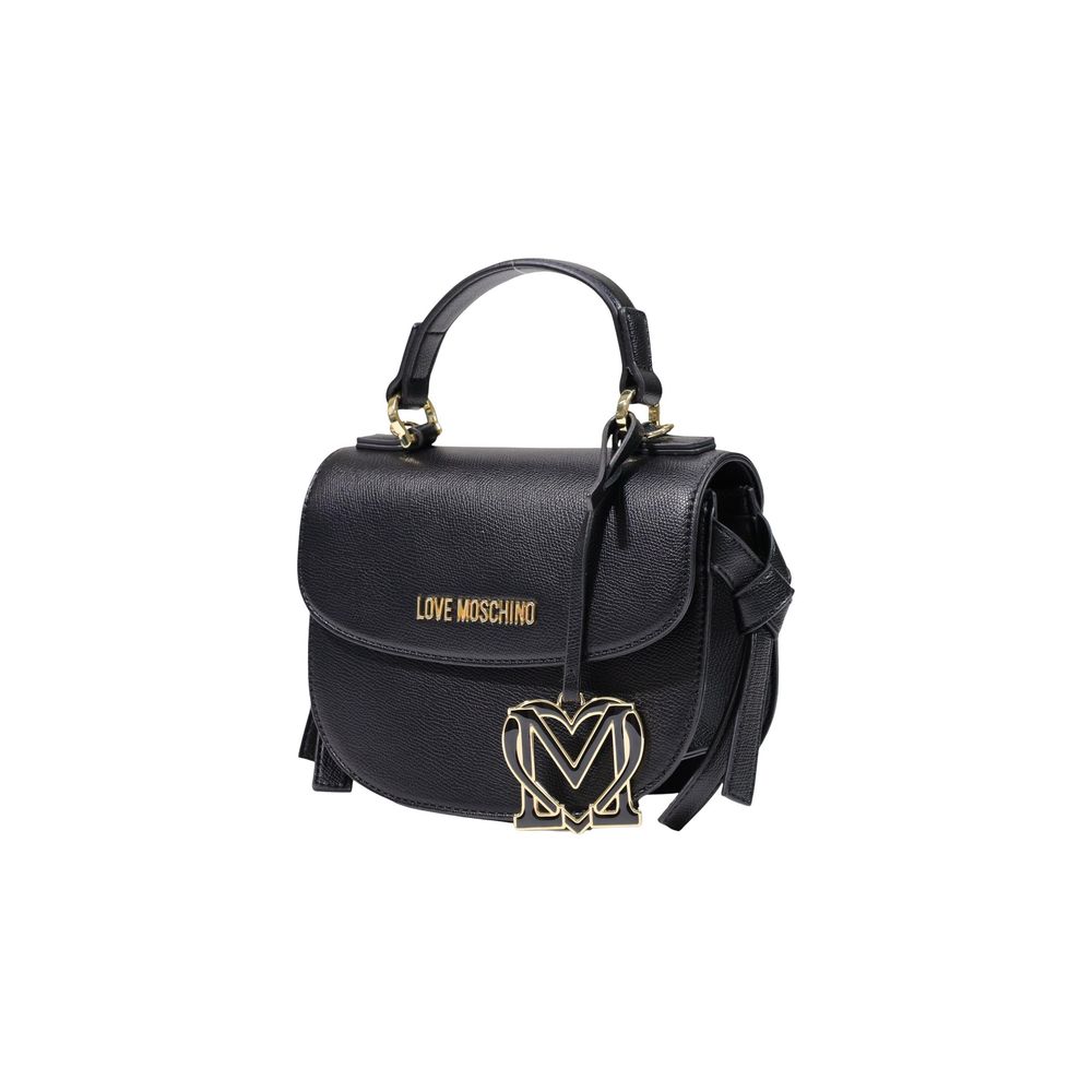 Love Moschino Black Polyurethane Handbag
