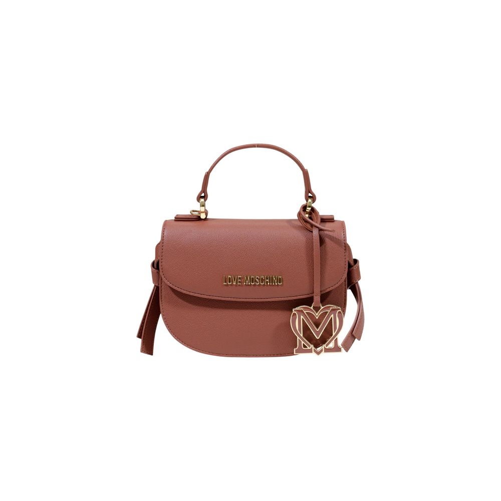 Love Moschino Brown Polyurethane Small Bag