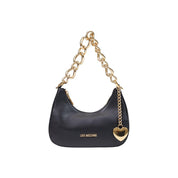 Love Moschino Black Vinyl Handbag