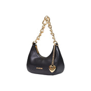 Love Moschino Black Vinyl Handbag