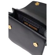 Love Moschino Black Viscose Polyurethane Handbag