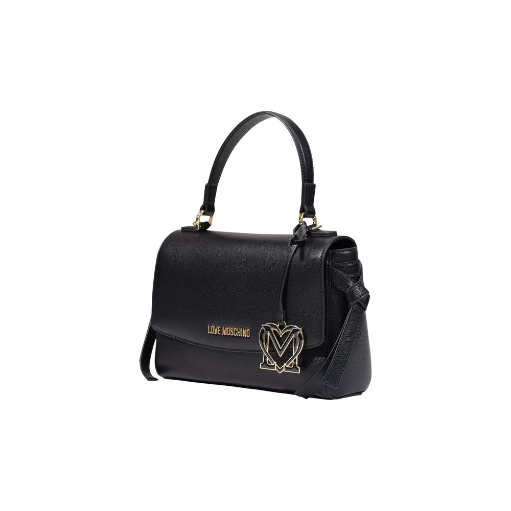 Love Moschino Black Polyurethane Handbag