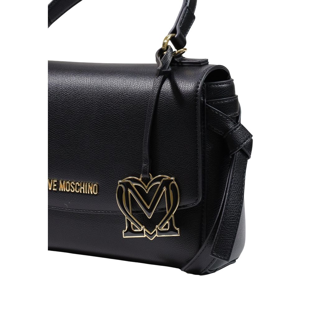 Love Moschino Black Polyurethane Handbag