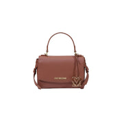 Love Moschino Brown Polyurethane Handbag