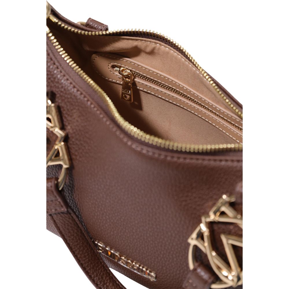 Love Moschino Brown Polyurethane Small Handbag