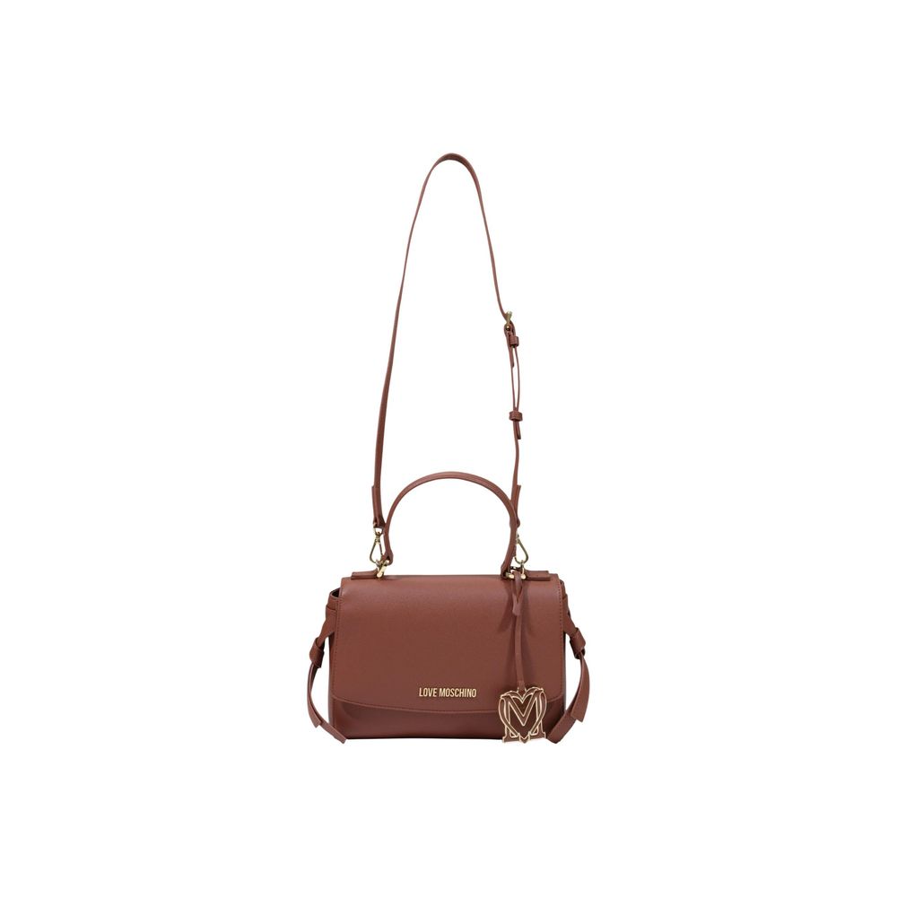 Love Moschino Brown Polyurethane Handbag