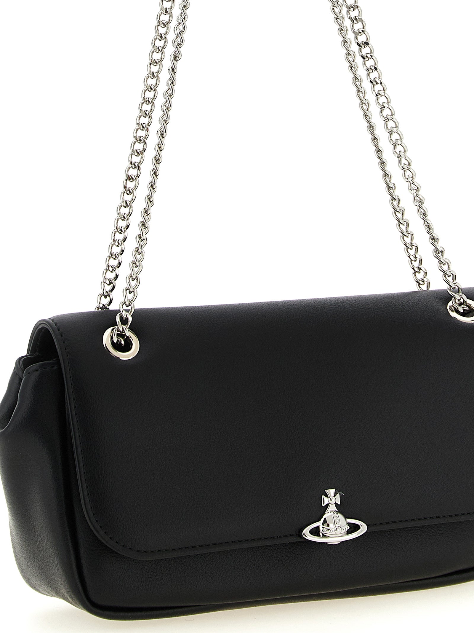 Vivienne Westwood Black Polyester Crossbody Bag