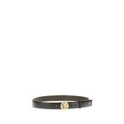 Versace Black Calf Leather Regular Belt