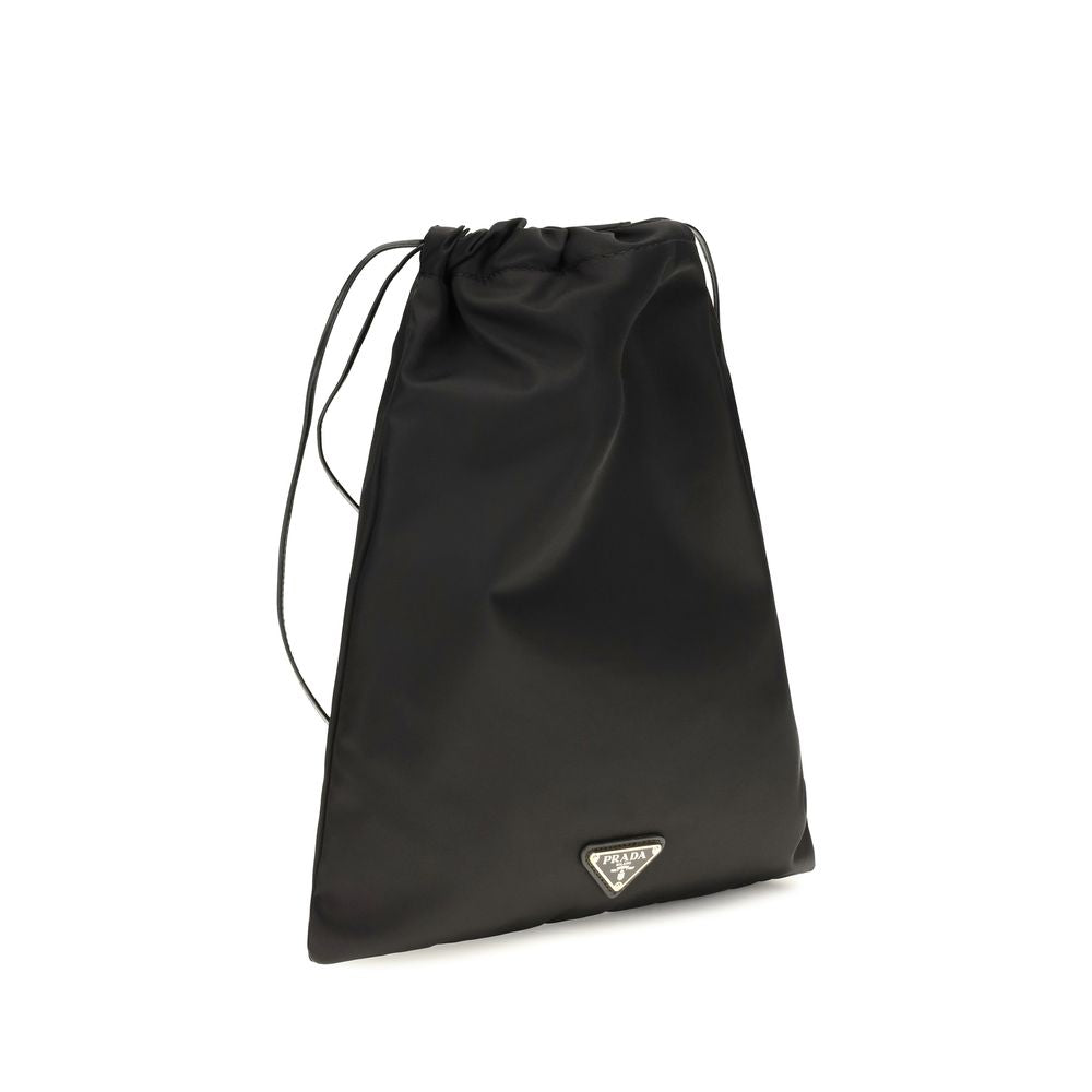 Prada Black Re-Nylon Clutch