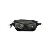 Coccinelle Black Leather Pocket Belt Bag