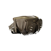 Coccinelle Brown Leather Pocket Belt Bag