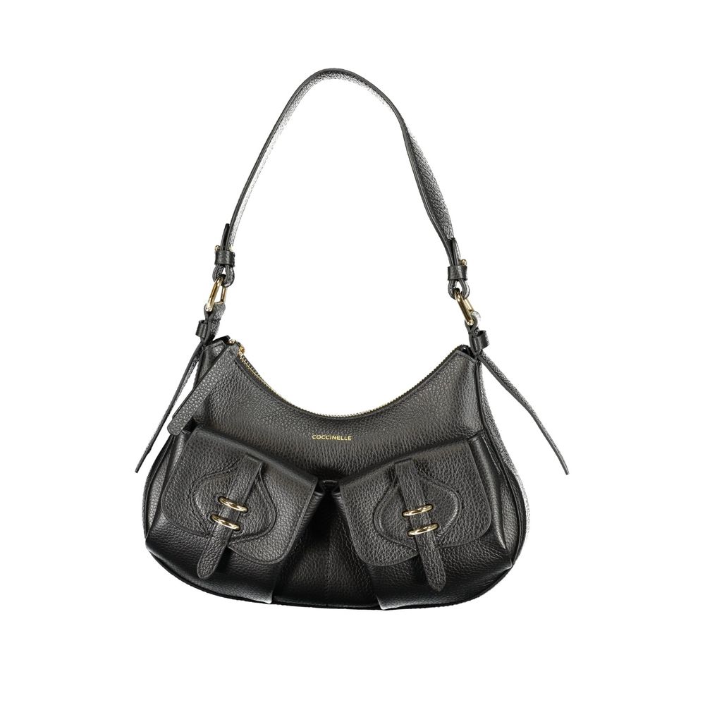 Coccinelle Black Leather Shoulder Bag