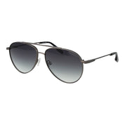 Trussardi Gunmetal Stainless Steel Sunglasses