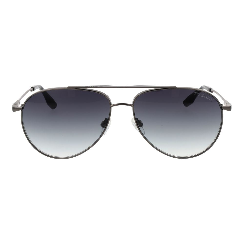 Trussardi Gunmetal Stainless Steel Sunglasses