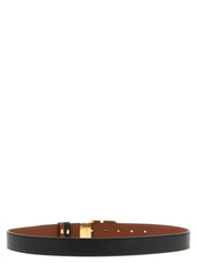 Valentino Garavani Black Calfskin Reversible Belt